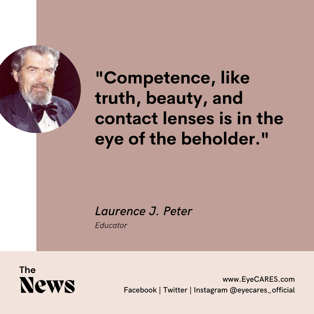 Competence, like truth, beauty, and contact lenses is in the eye of the beholder.