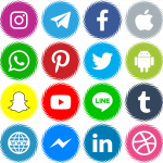 Icons Social Media 15 Font _ elharrak _ FontSpace