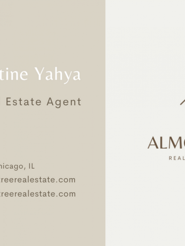 Almond Tree Real Estate Calling Card